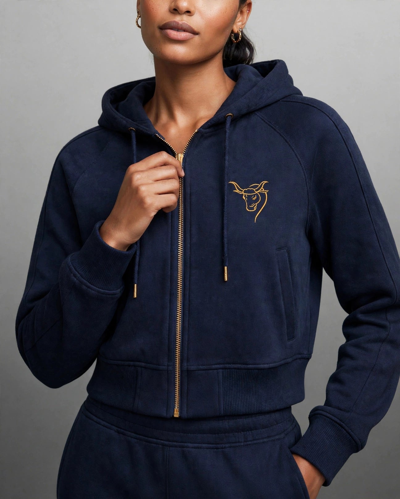 Navy & Gold Tracksuit Set