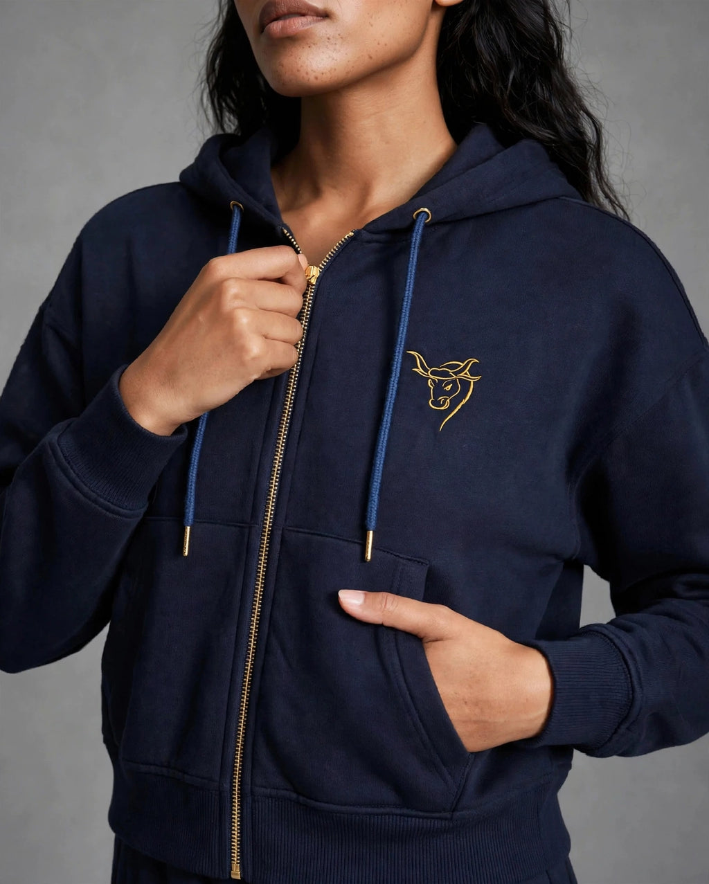 Navy & Gold Tracksuit Set