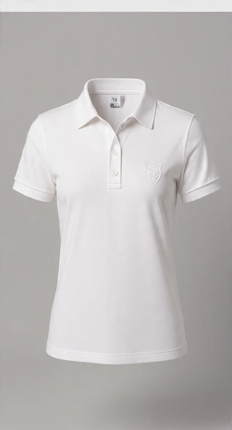 FitBull Women's Performance Polo – White
