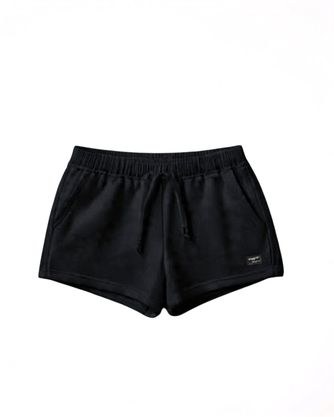Black Dolphin-style French Terry Sweat Shorts