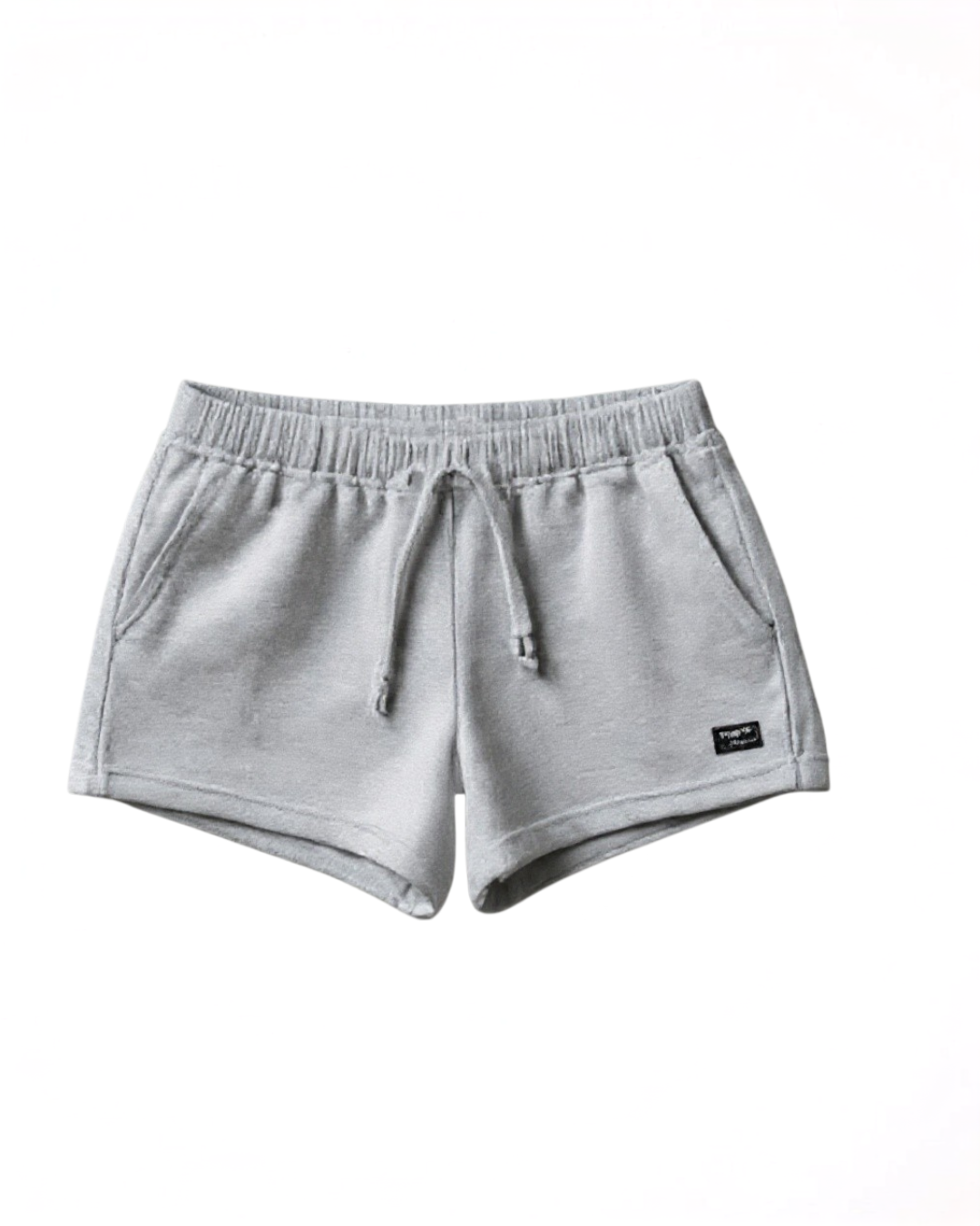 Grey Dolphin-style French Terry Sweat Shorts