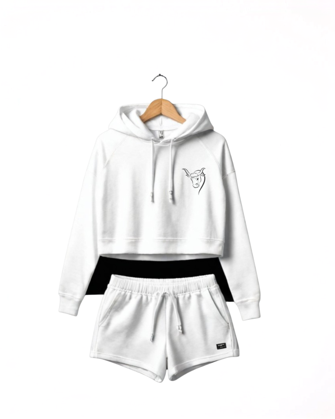 White Lounge crop set