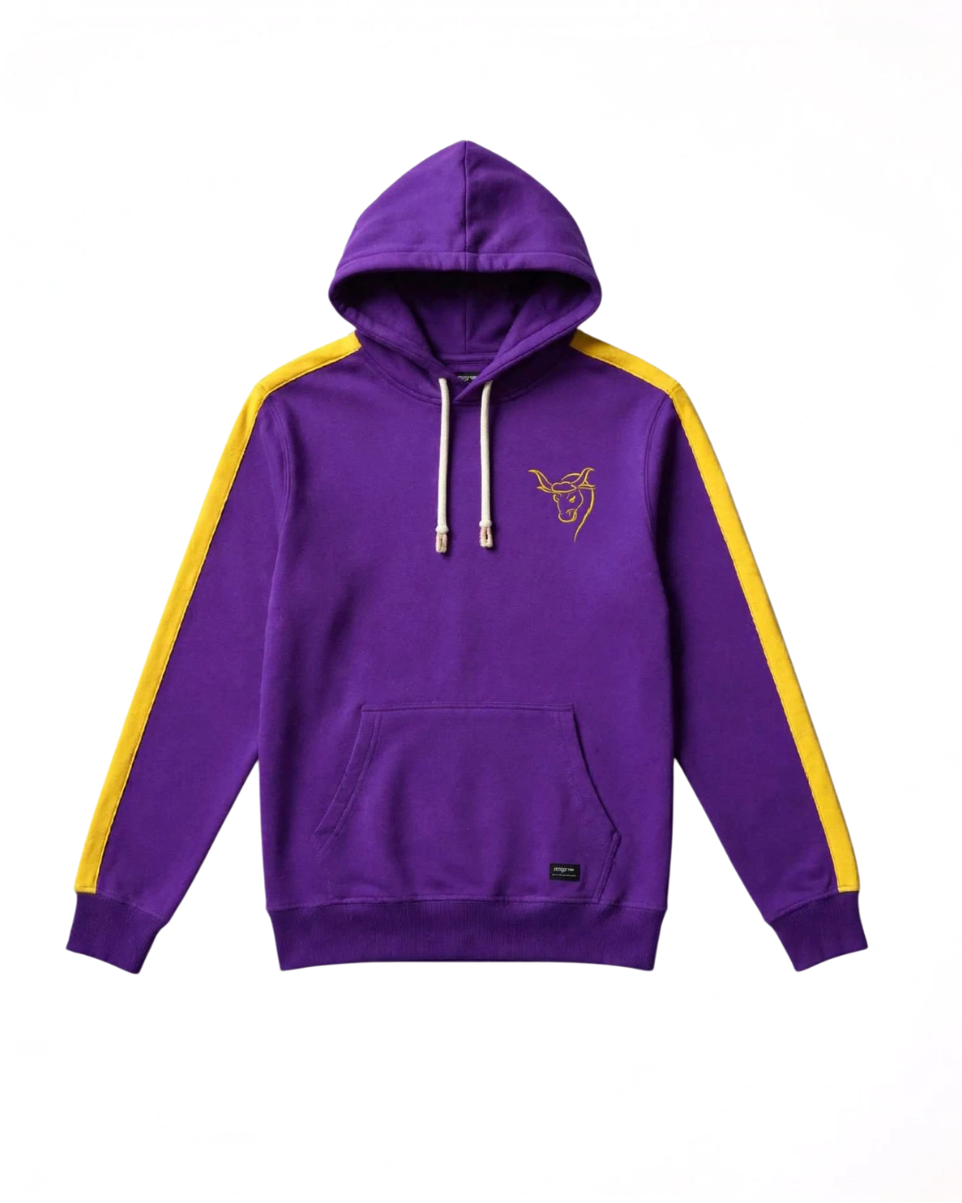 Limited Edition Heavyweight Cotton Purple/ yellow Hoodie