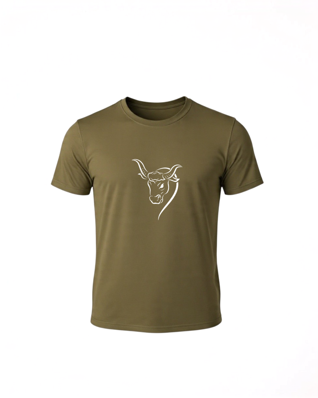 Olive Green Cotton T-shirt