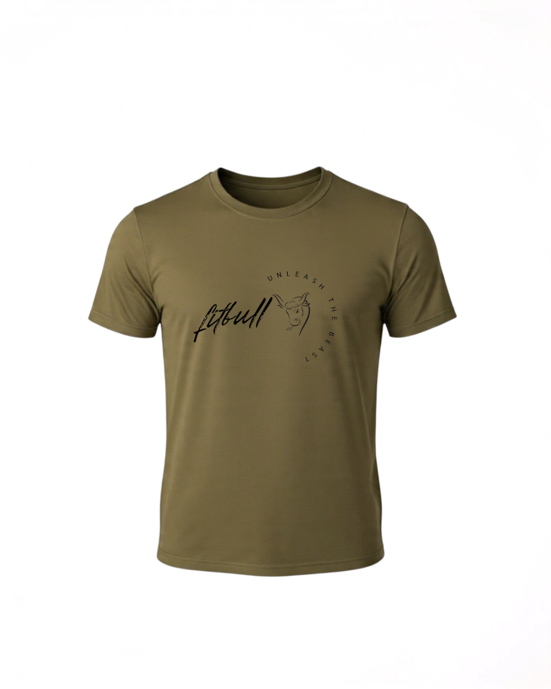 Olive Green Cotton T-shirt