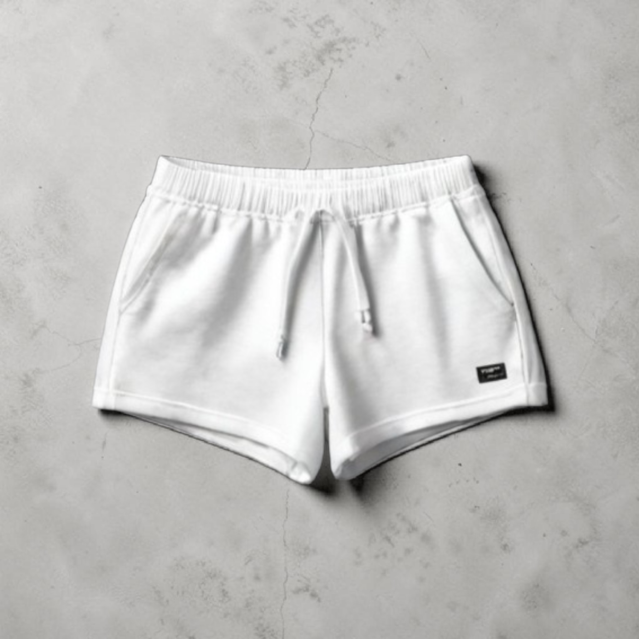 Dolphin French Terry red Sweat Short
