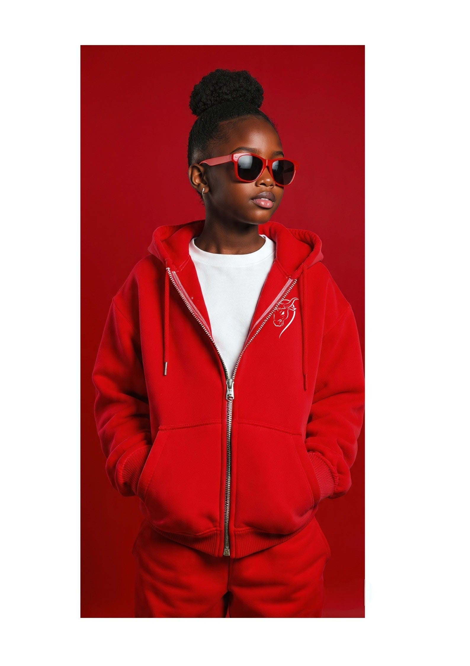 Red Women's 2-Piece Tracksuit Set